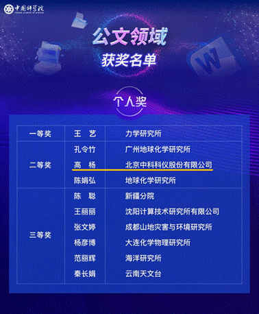 公文领域获奖名单（个人） - 副本